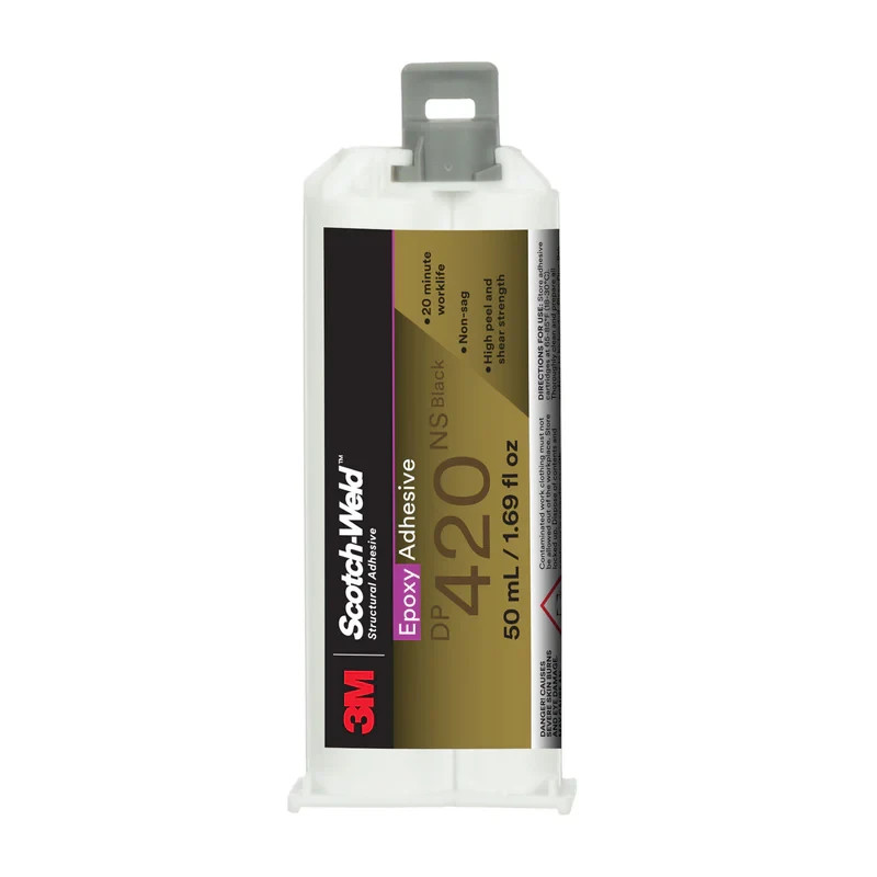 3M Scotch-Weld Epoxy Adhesive DP420NS, Black, 50 mL Duo-Pak