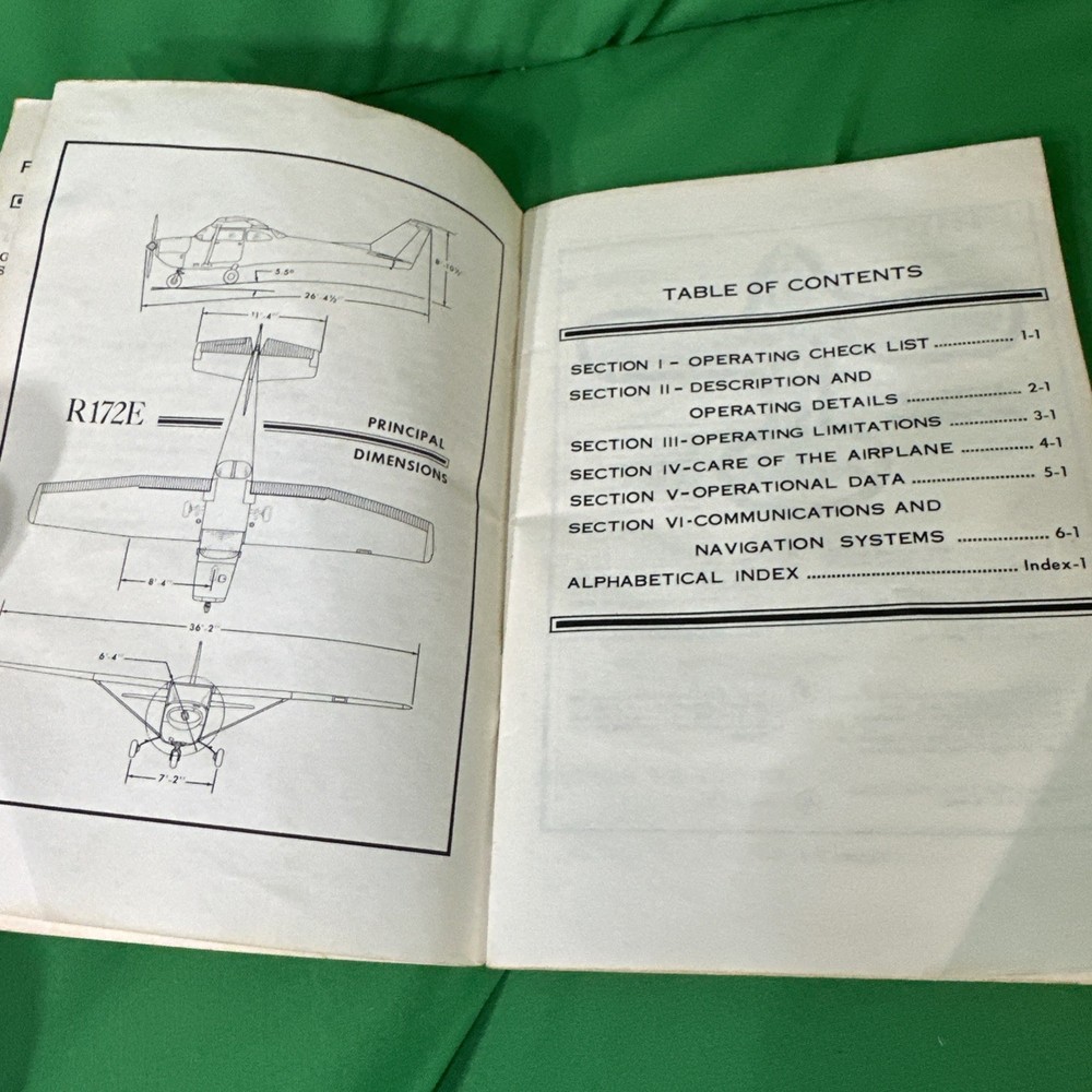 Cessna Model R172E (Army Model T-41B) Flight Handbook