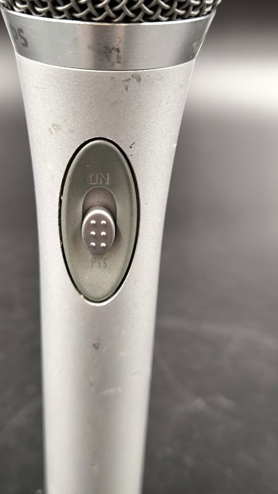 Philips SBC MD695 Microphone Used Working Silver