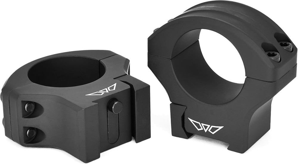 Warne HyperLite Tikka Ring, Matte Black, 1 Inch Medium, Black, 8501TM