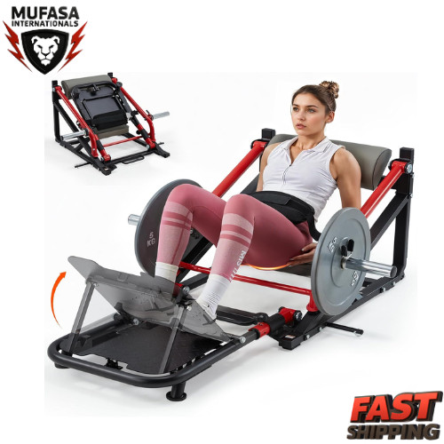 Hip Thrust Machine, 800LBS Capacity Glute Bridge Trainer Gym Sprout Machine