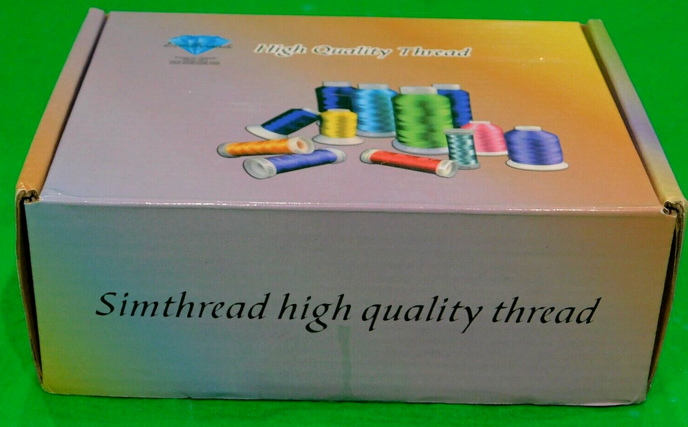 Simthread Emerald Green 3 Pack 5500y Polyester Embroidery Sewing Thread