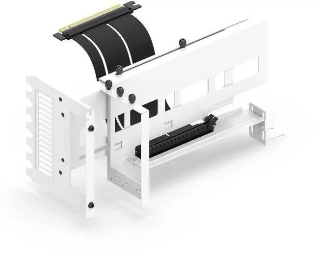 EZDIY-FAB Vertical PCIe 4.0 GPU Mount Bracket Graphic Card Holder  (White)