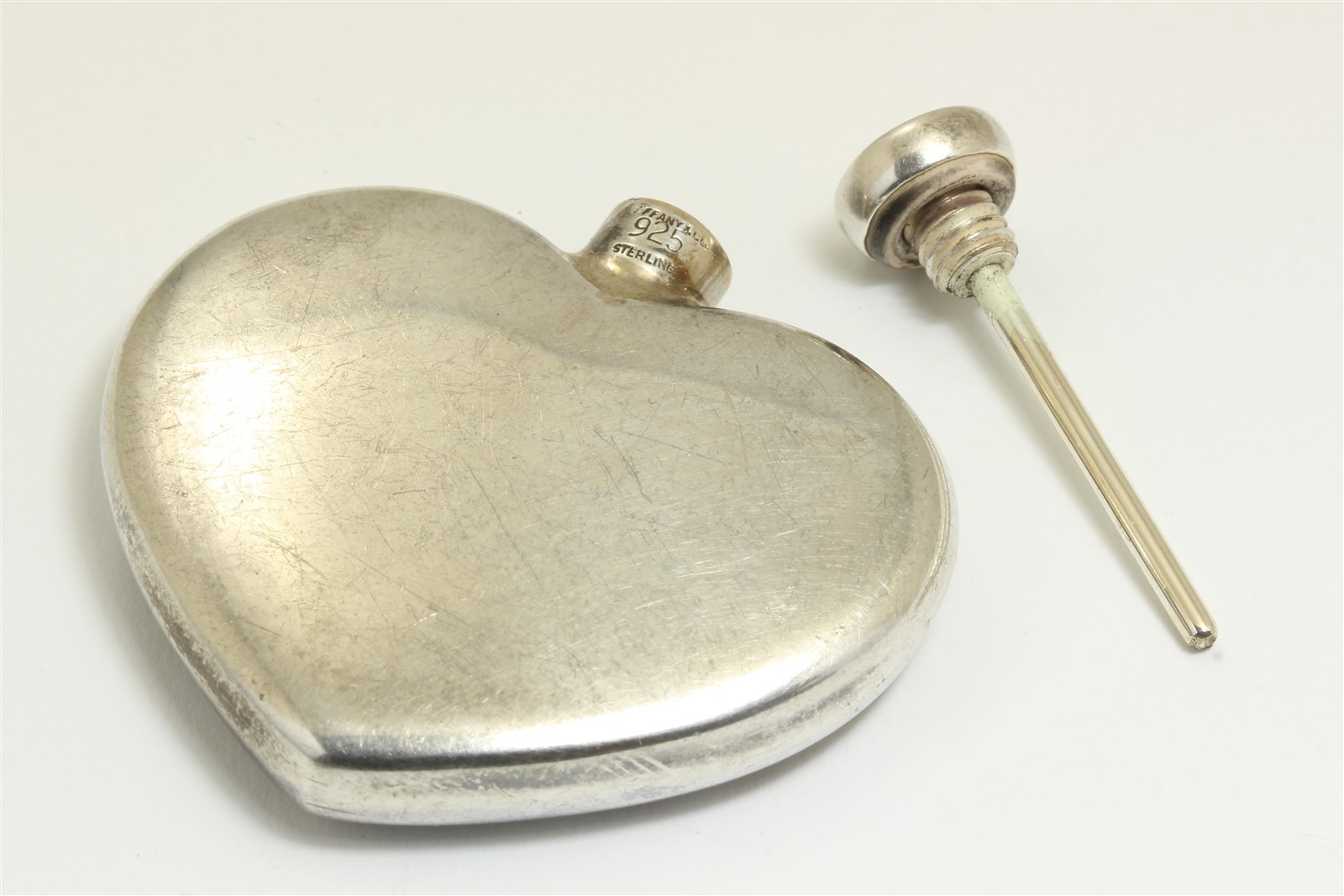 Tiffany & Co. Sterling Silver Heart Perfume Bottle 19.4g 925