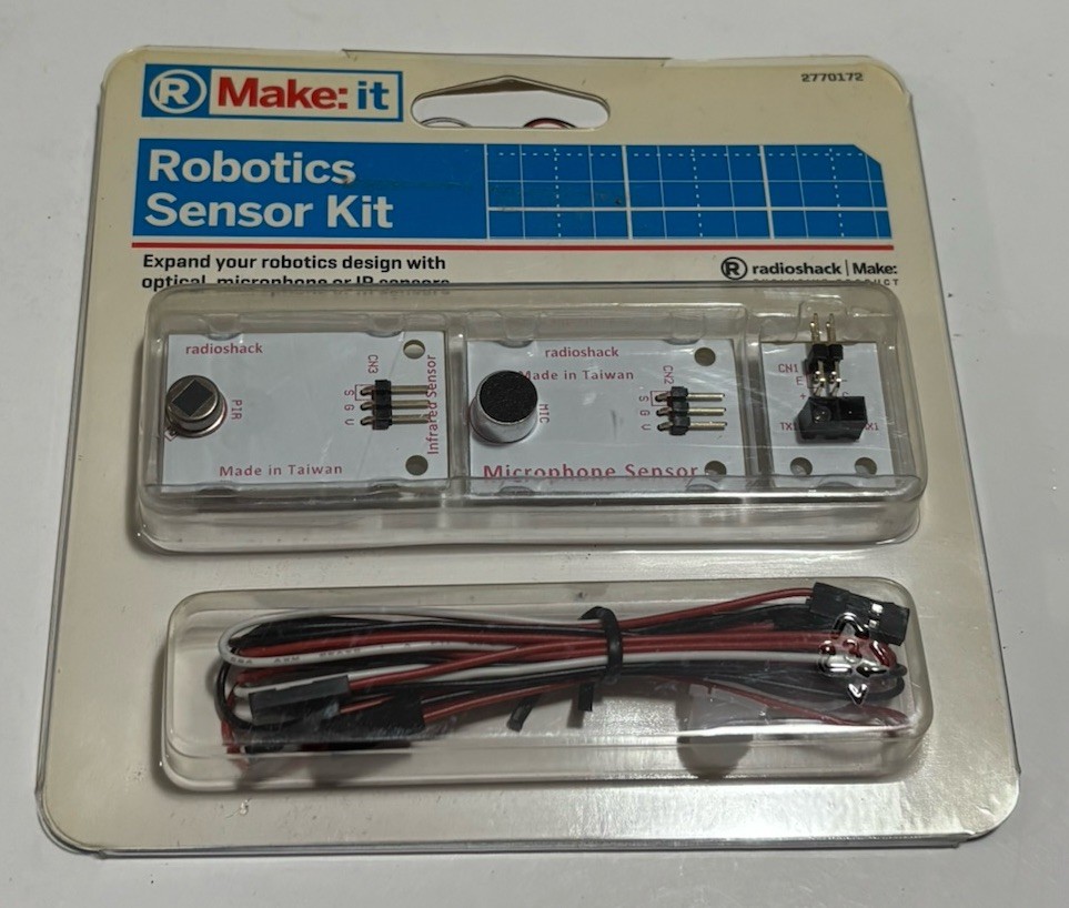 NOS Make: it Robotics Sensor Kit, Radioshack 277-0172