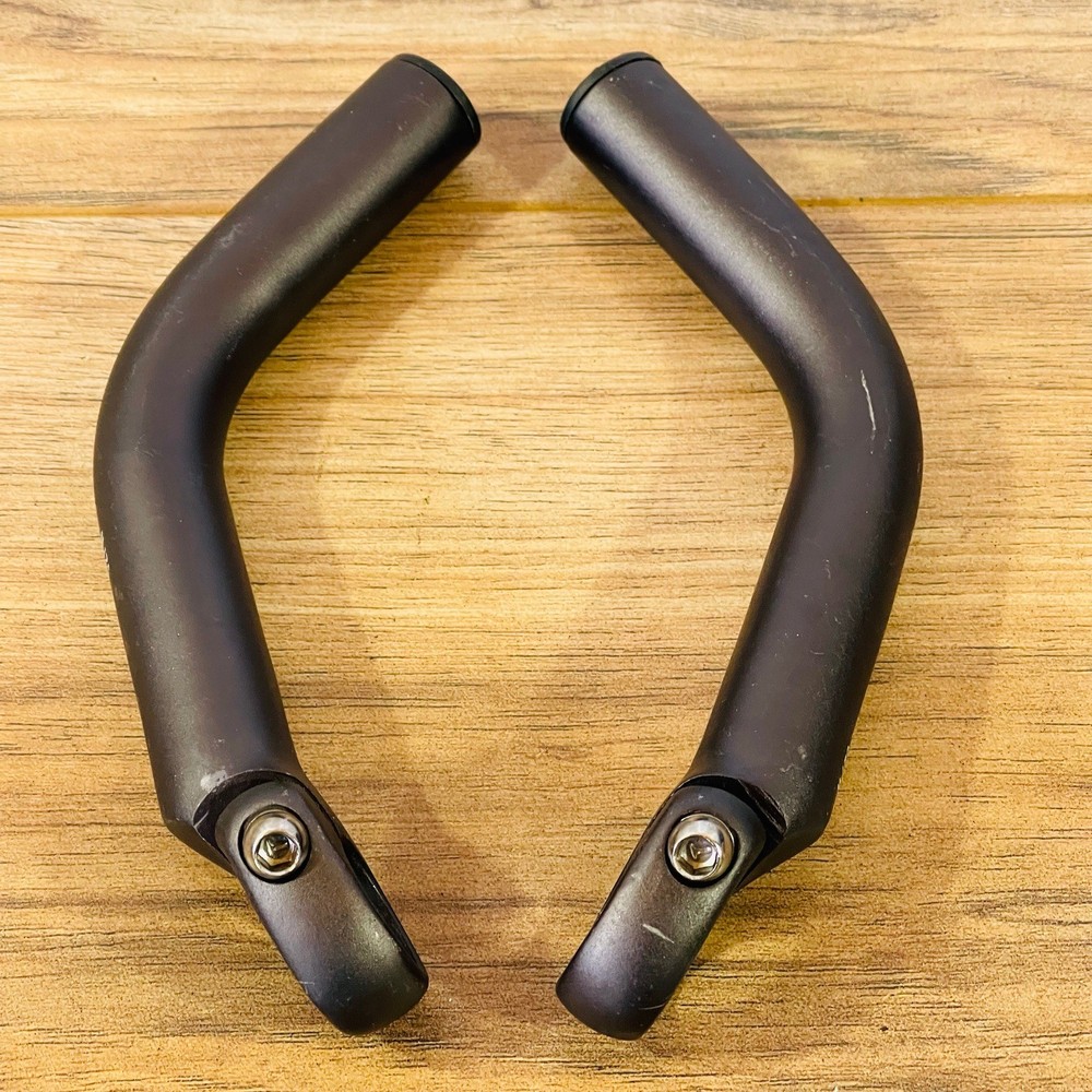 Profile Design Long Bend Gray Anodized Bar Ends