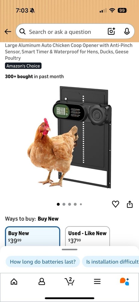 Automatic Chicken Coop Door