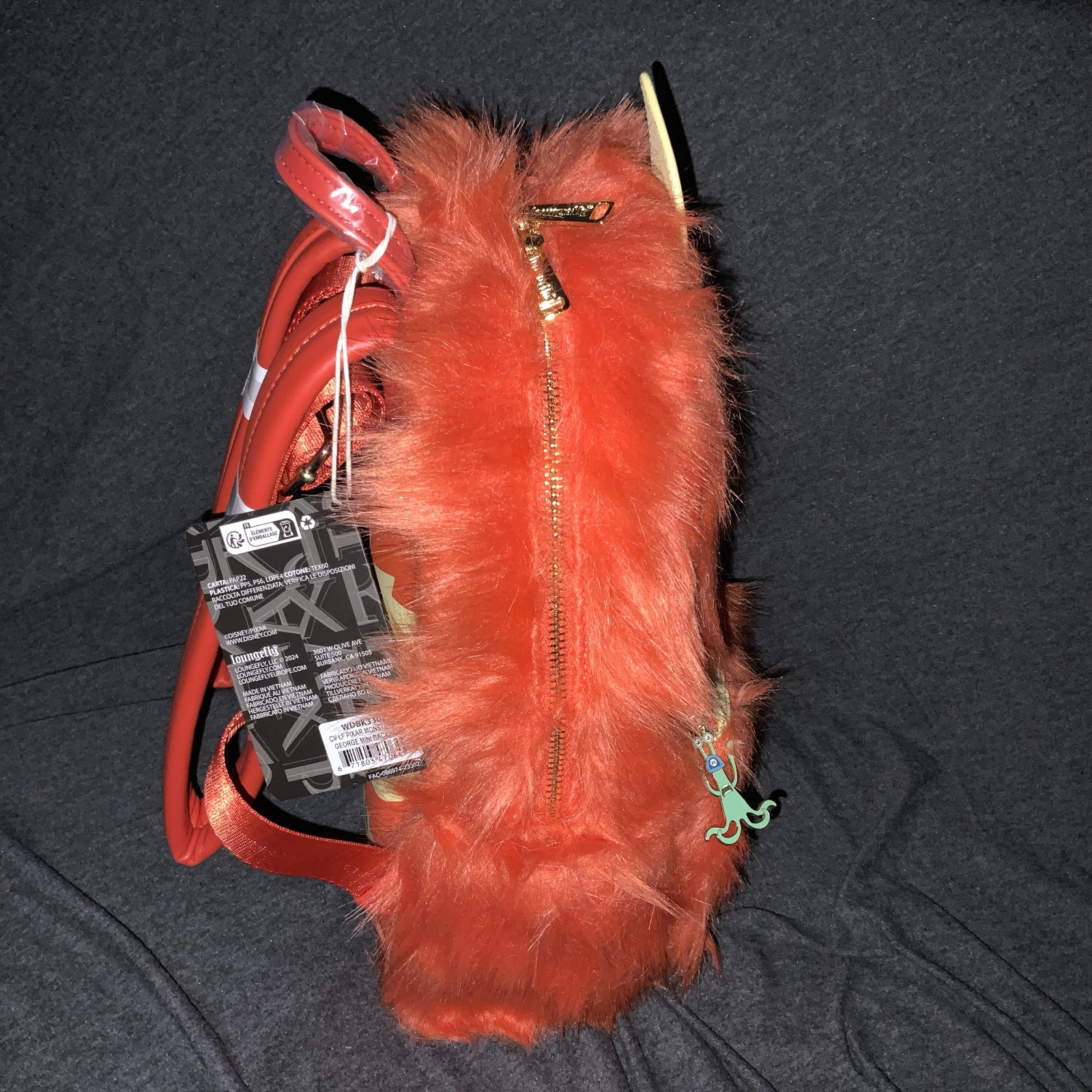 Loungefly Disney Pixar GEORGE SANDERSON Monsters Inc Backpack BNWT / BNIP