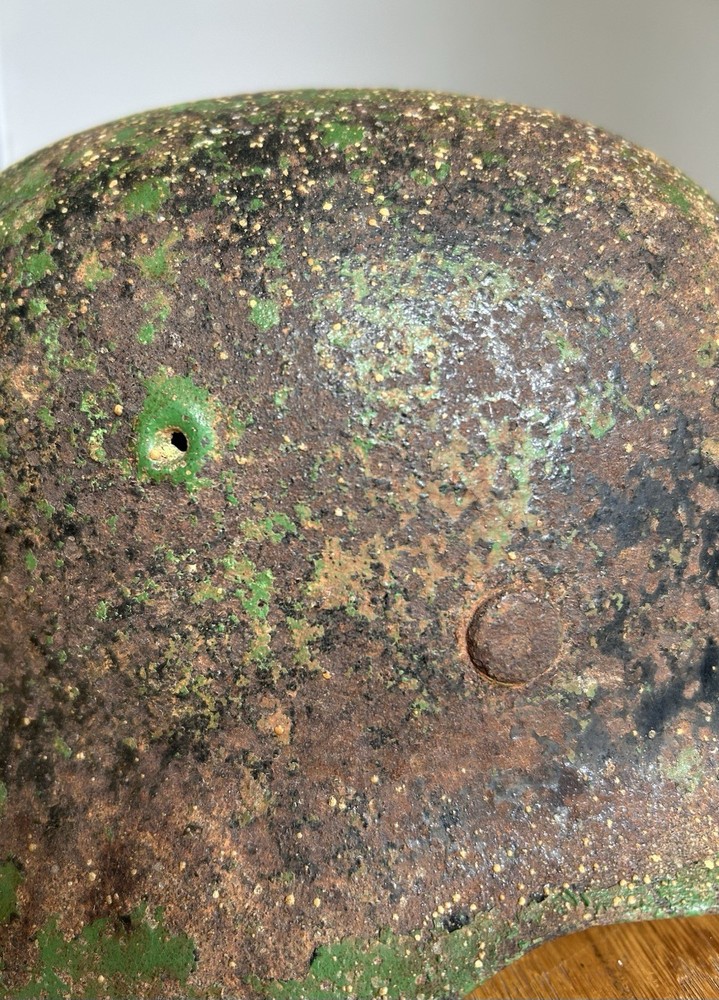 WW2 M40 Green Camo German Helmet