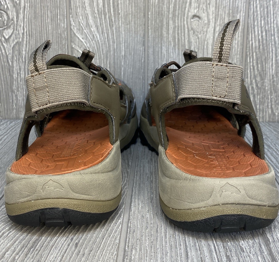 Simms RipRap Wading Sandals Men's Slip On Fishing Shoes Size 10