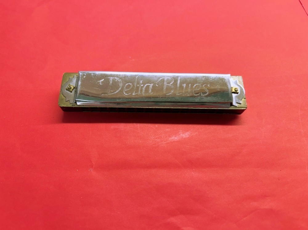 Delta Blues 32 hole  Harmonica Plastic Edge