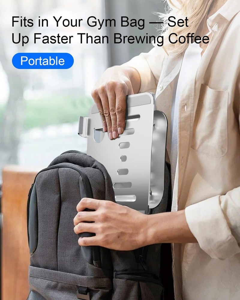 Laptop Stand for Desk Adjustable Computer Stand Foldable Laptop Riser Noteboo...