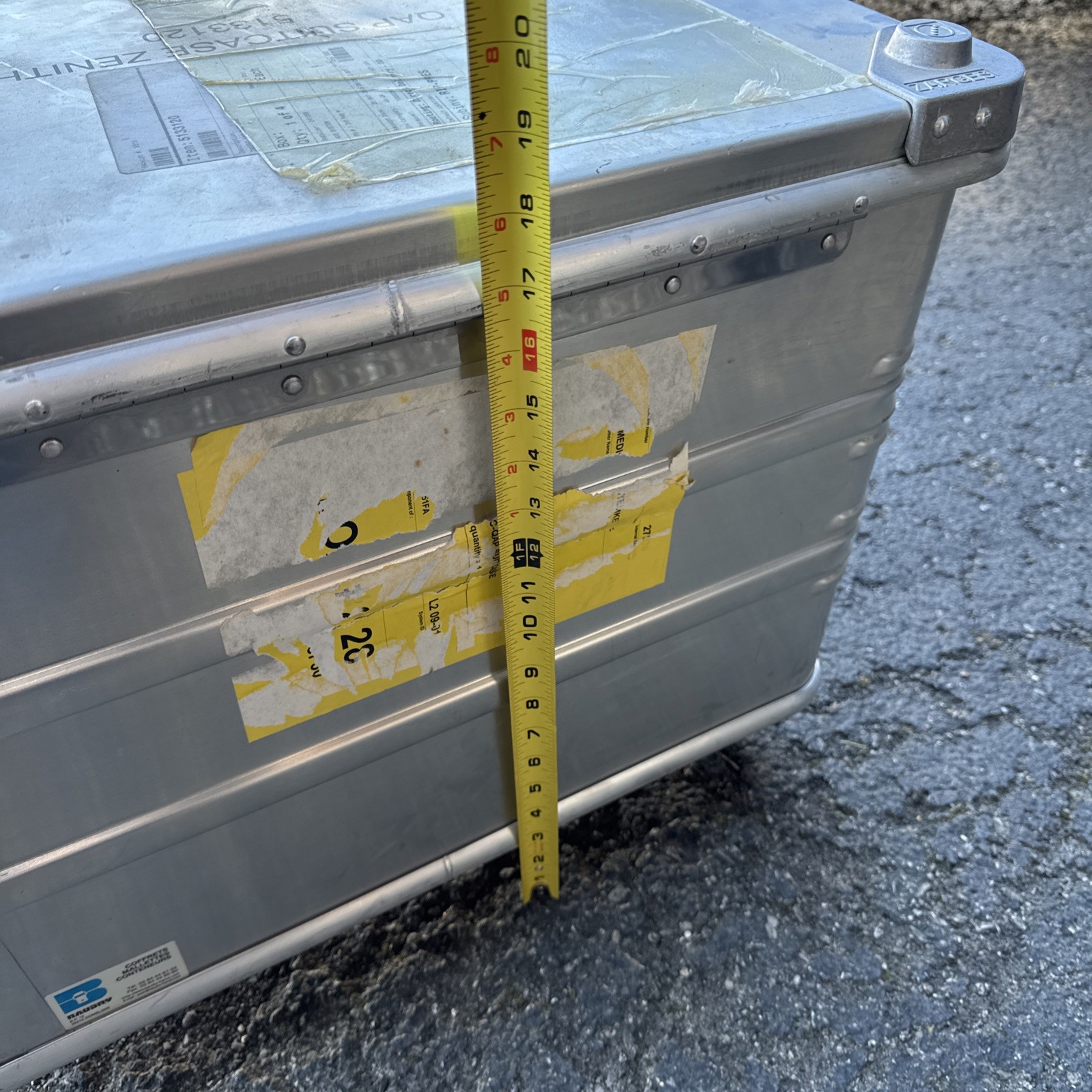 Zarges K470 Kiste Box Alukiste Alubox Transportkiste Lagerbox With Caster Wheels