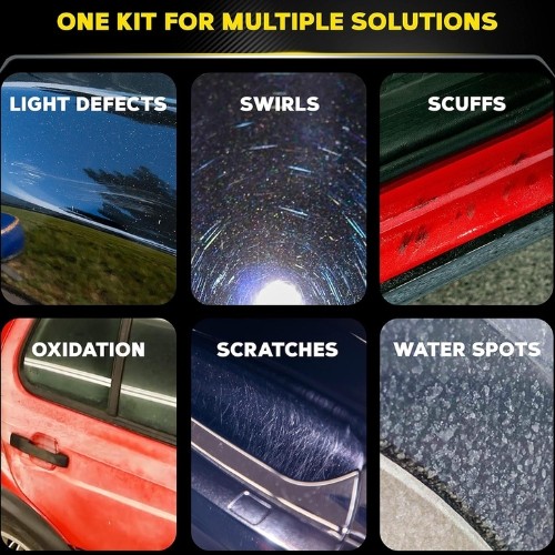 Meguiar's DMCKIT5 DA Microfiber Paint Correction System Starter Kit, 5 inch