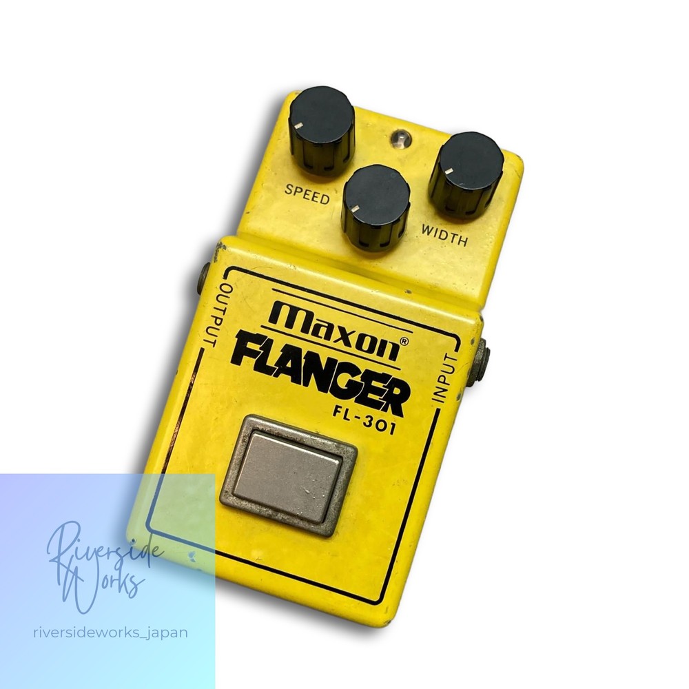 Used Maxon FL-301 Flanger Guitar Effect Pedal