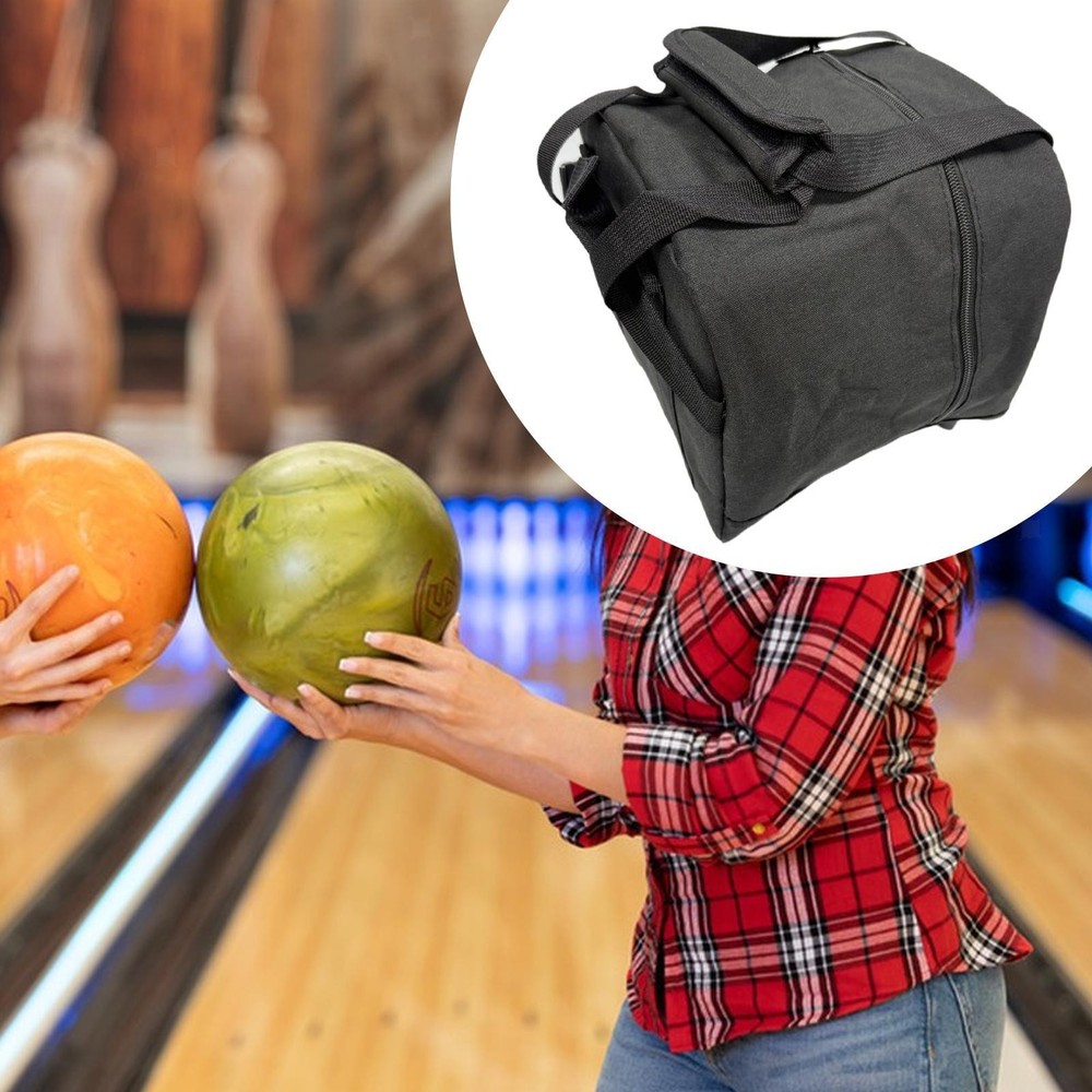Bowling Storage Bag Carrier with Handle with Adjustable Strap Backpack