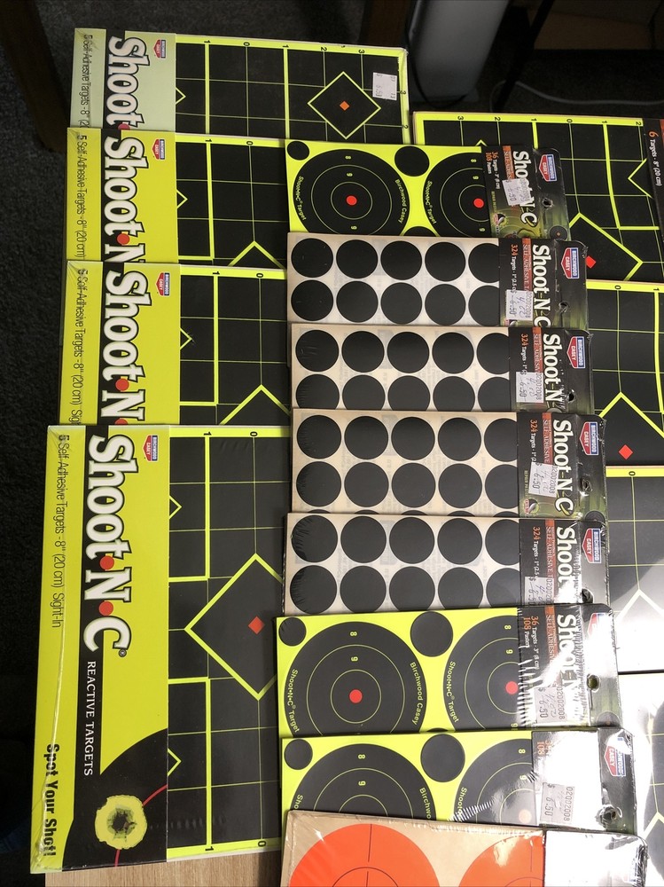 Shoot-N-C 6-Inch round Target u get all