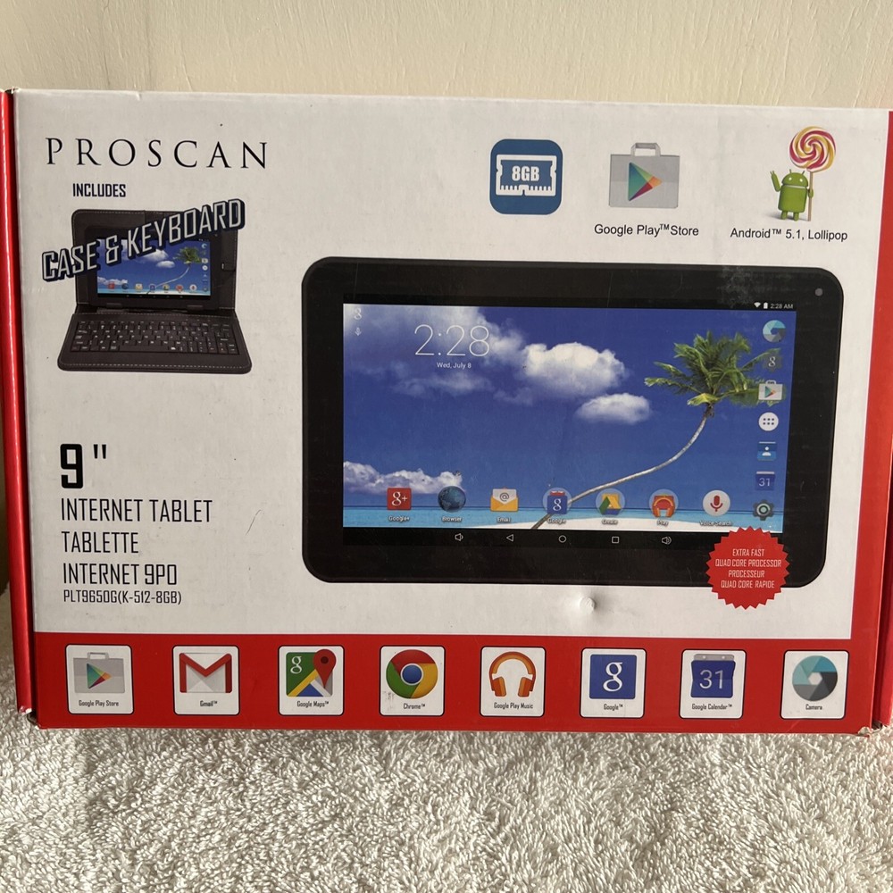 Proscan 9” Internet Tablet
