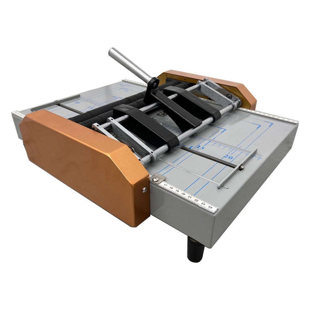 Automatic Booklet Maker,110V Electric Binding and Folding Machine Book Folder US