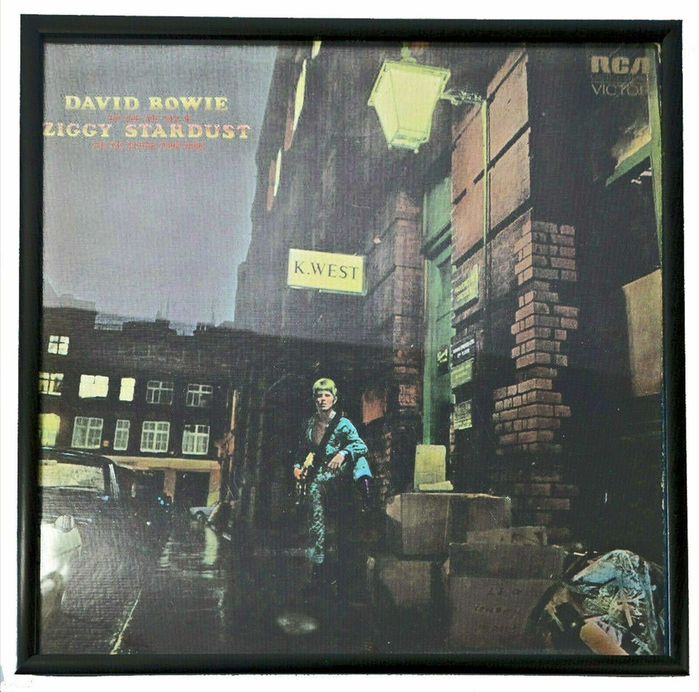 DAVID BOWIE Ziggy Stardust Framed RECORD ALBUM 12" LP