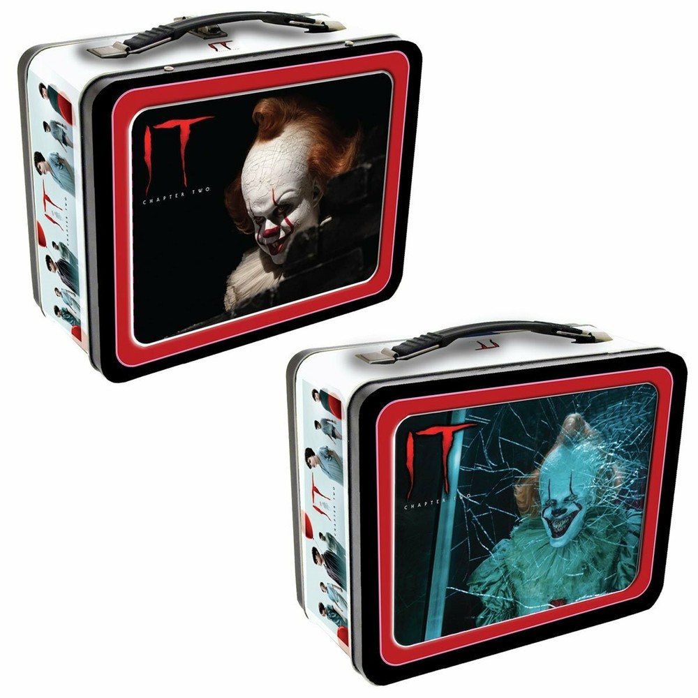 It Chapter 2 Pennywise Tin Tote Lunchbox Horror New
