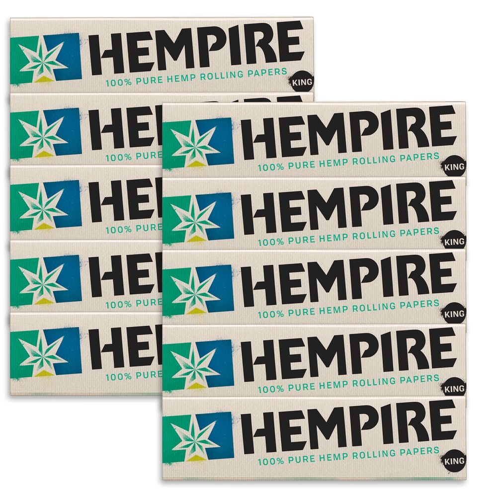 Hempire Rolling Paper King Size Pure Hemp Cigarette Papers (10 Pack)