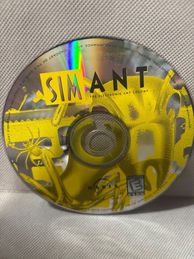 Maxis SimAnt Computer Game Disc PC Windows Strategy Simulation