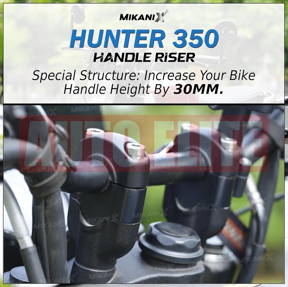 Handlebar Height Riser Clamp Fit Royal Enfield Hunter 350 Handle Riser