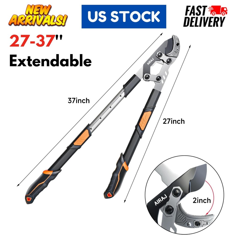 Extendable Handles Anvil Lopper Tree Trimming Branches Cutter Lightweight Tool