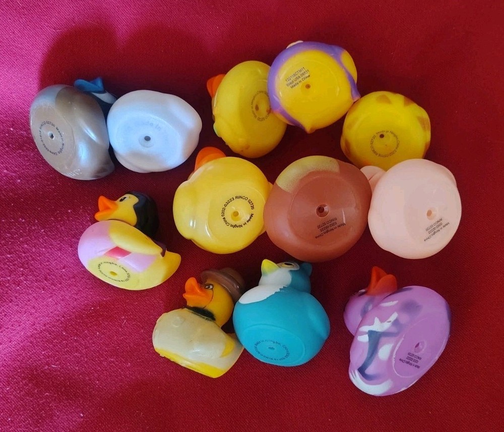 12 Random Rubber Ducks : Super Cute! 🔥