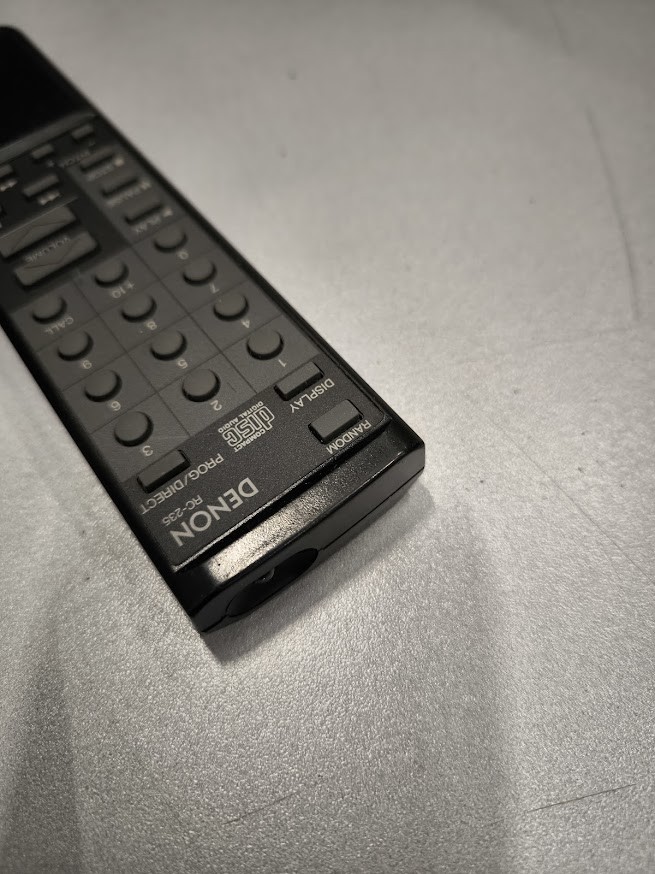 Denon RC-235 Remote Control - Used, Working, Minor Wear