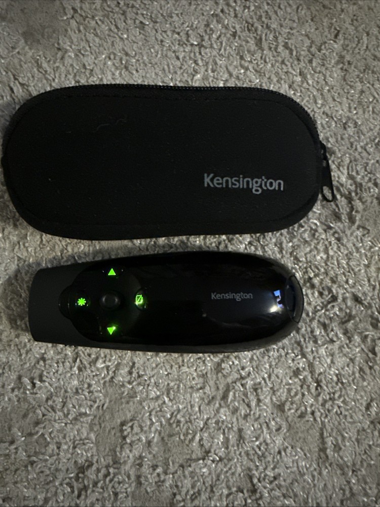 Kensignton Presenter Expert M01175-T & dongle . Includes protective pouch | Used