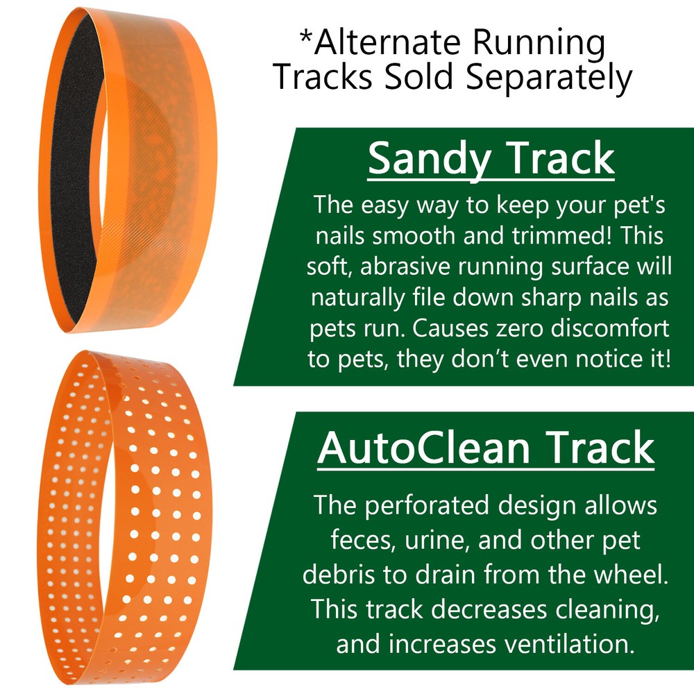 Autoclean Track - For Silent Runner Wheel 12" Regular - Exercise Wheel Accessory