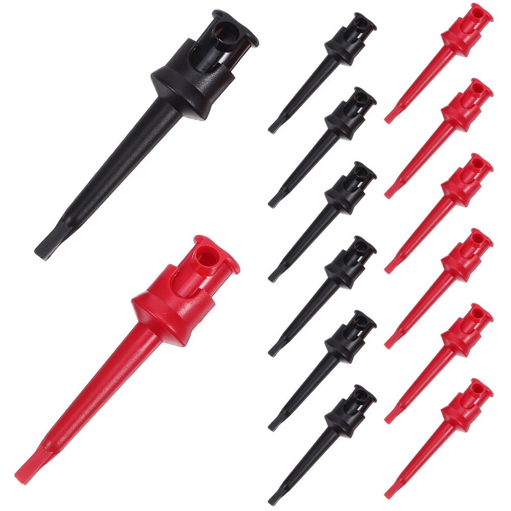 20 Pcs Multimeter Test Hook Clips Wire Tester Electrical Probe Clips for Repair