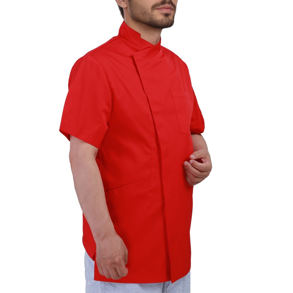 Men's Chef Coat Short Sleeve Chef Jacket