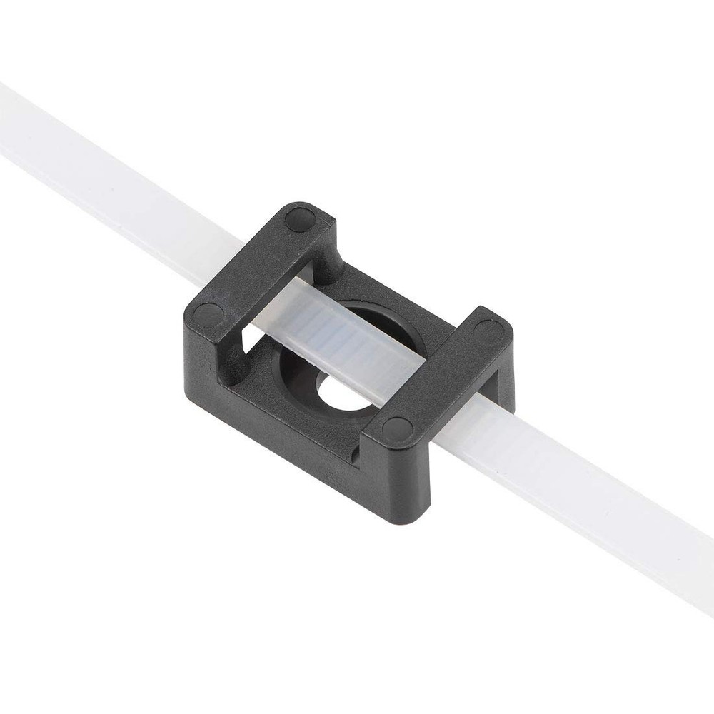 uxcell Cable Tie Base Saddle Type Mount Wire Holder Permanently 13x7x6mm