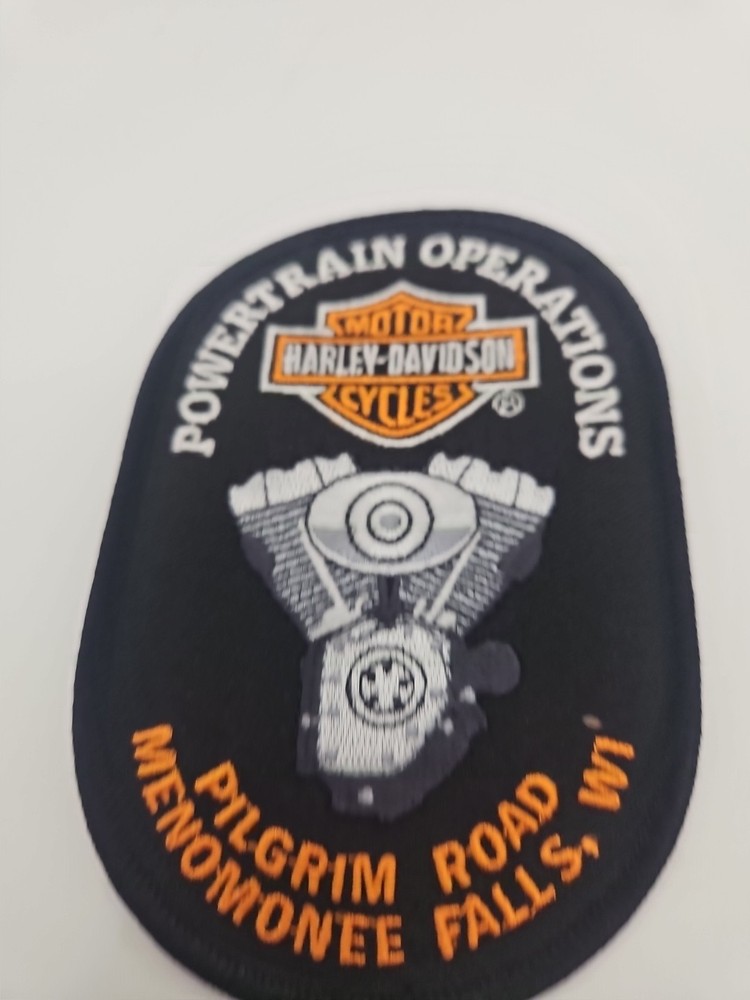 Harley Davidson Patch Powertrain Operations Pilgrim Rd Jacket Hat Vest Emblem