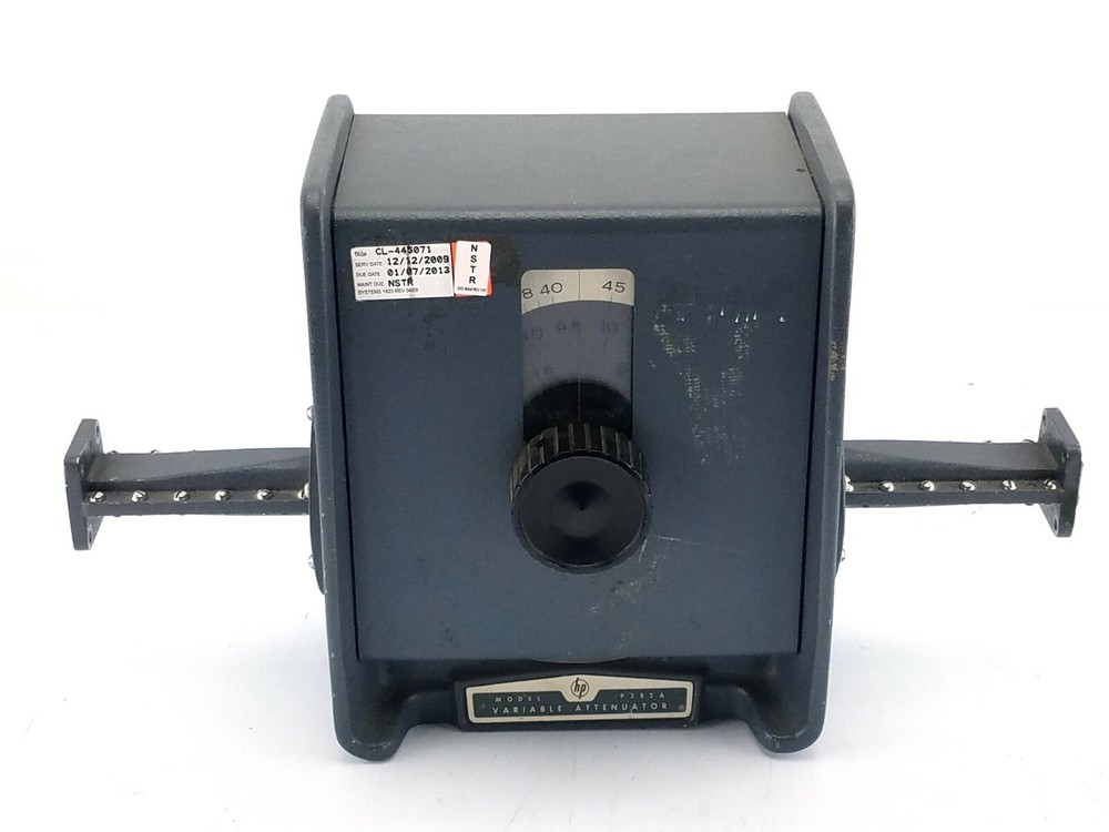 Keysight P382A Waveguide variable Attenuator, 12.4 to 18 GHz, 0-50 dB