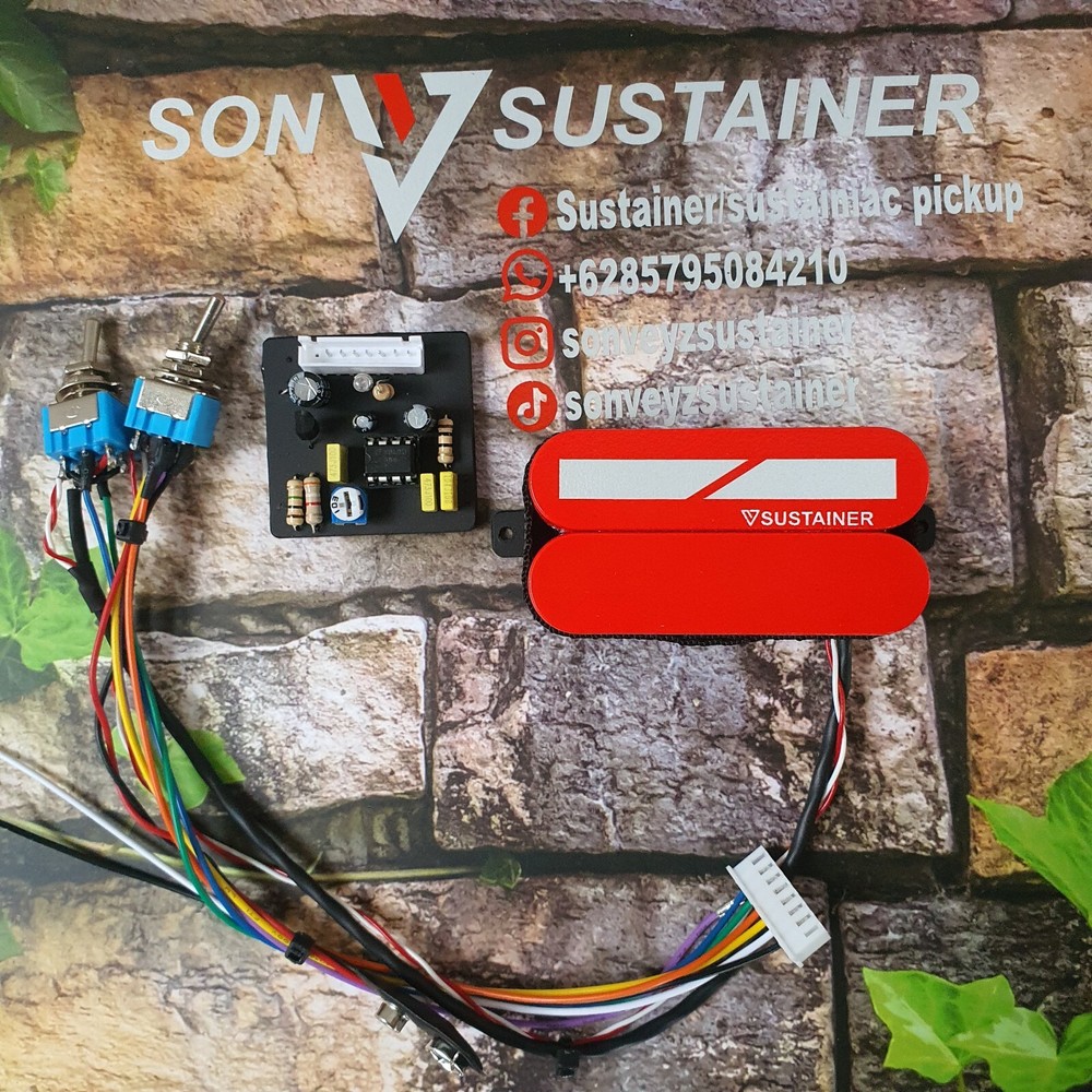 Sustainiac Humbucker (Red)