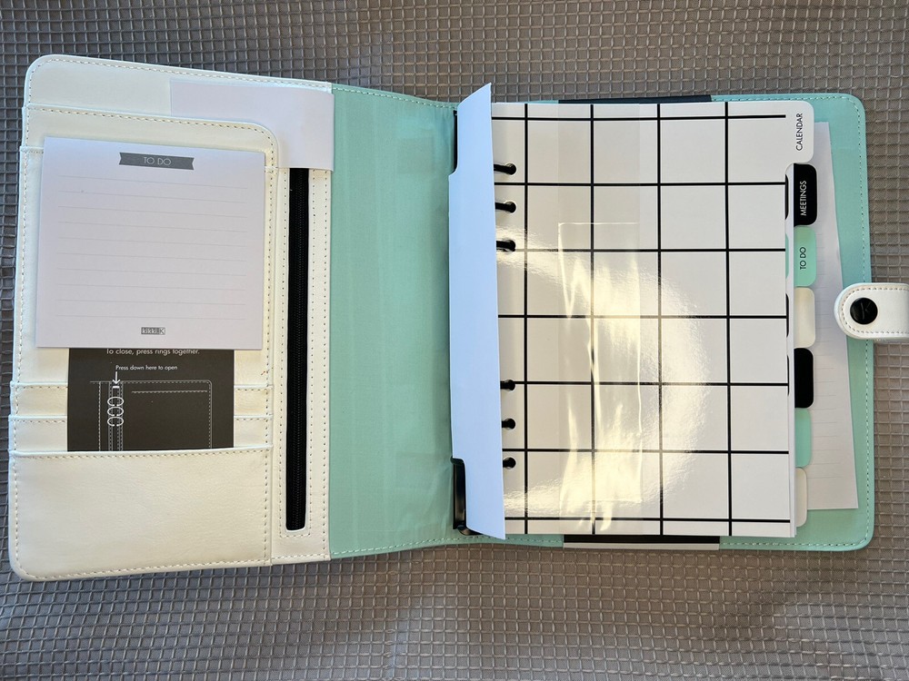 Kikki K Leather Personal Planner - BNIB (A5)