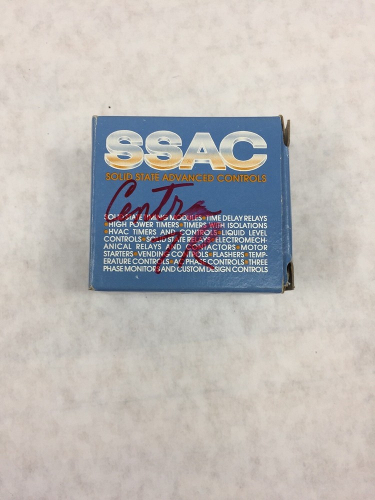 SSAC Solid State Timer 10 sec Delay 120VAC 1AMP TS44110