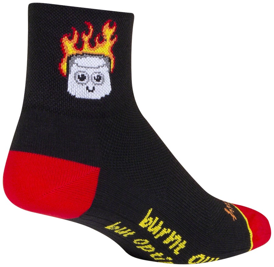 SockGuy Classic Socks Ankle Socks Large/XL Black