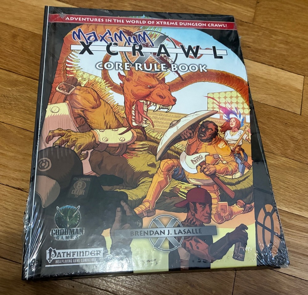 Pathfinder RPG Maximum Xcrawl Core Rule Book HC RPG D20 D&D 3.5 SW/Sealed