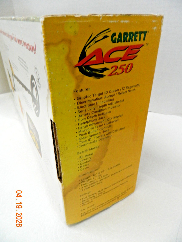 Garrett Ace 250 Metal Detector