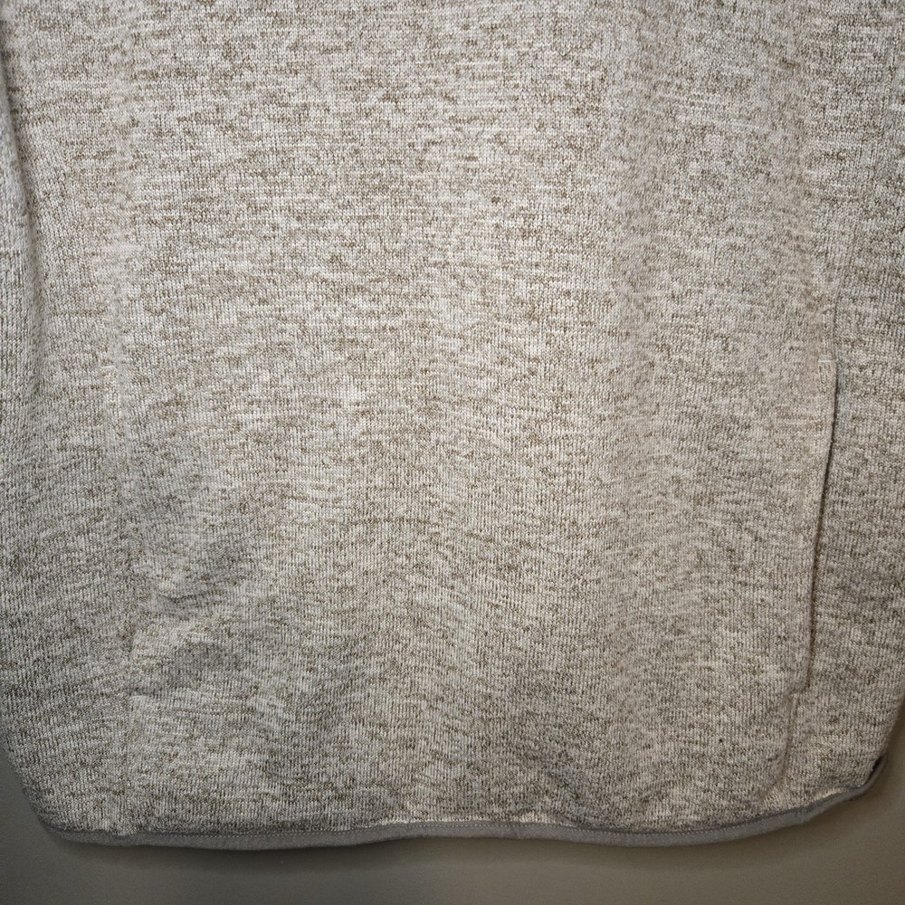 Goodfellow & Co. Men’s Regular Fit Pullover 1/4 Button Sweater Beige Size Medium