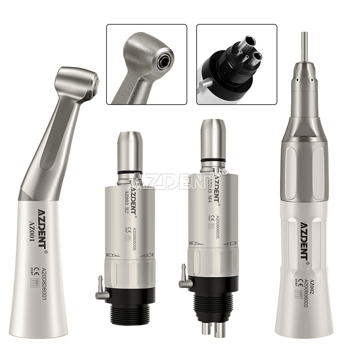 NSK Style Dental Slow Low Speed Handpiece Straight/Contra Angle/ Air Motor 2/4H