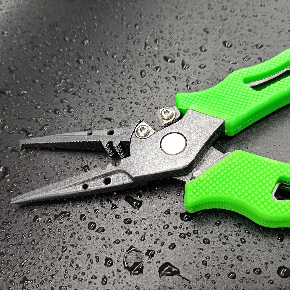 Multi-Function Fishing Pliers with Fish Lip Gripper, Line Cutter, Hook Remove...