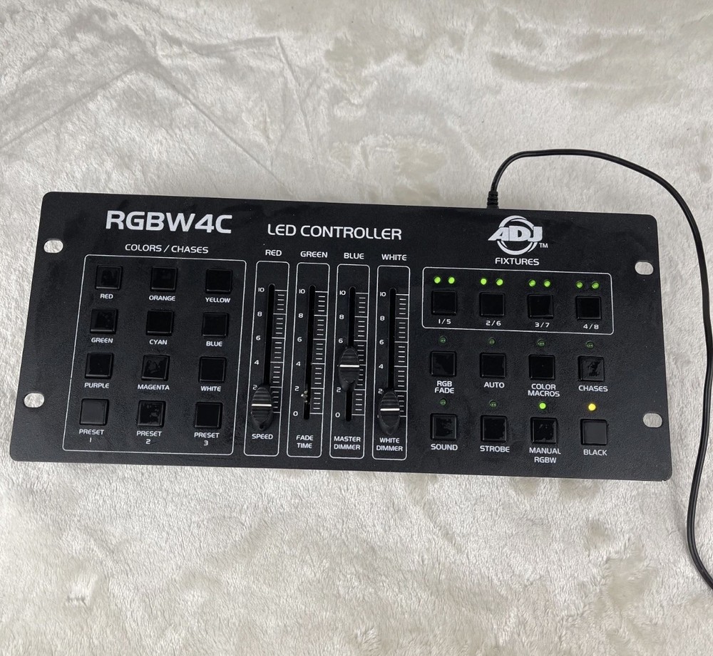 ADJ RGBW4C LED Controller . American DJ. Never Used, Missing Power Adapter