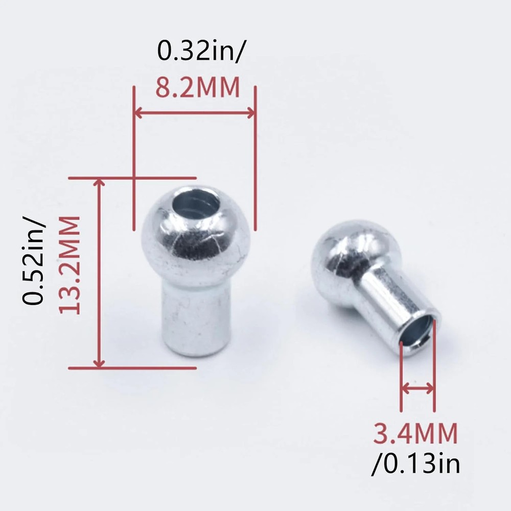 6 Pcs Cable Ball Stopper Cable Rope Attachments for Cable Machine Accessories, 5