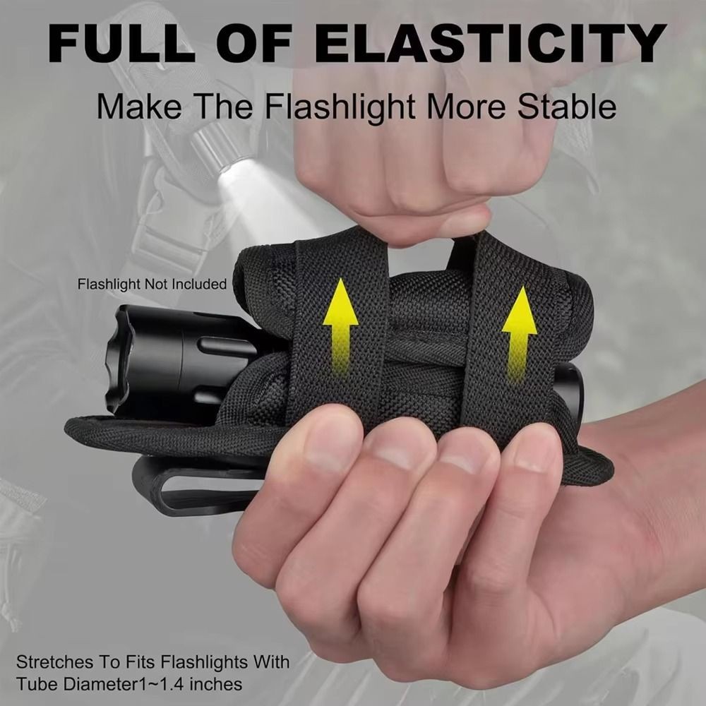 Durable Flashlight Holder Pouch Portable Torch Case Outdoor Activities